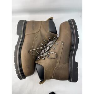 Carolina 6" Leather Work Boots 9 EE   Composite Toe Extra Wide Brown CA3560